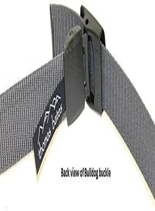 Thomas Bates Trekker Web Belt with Detachable Polycarbonate Military Style Nylon (Black) - Image 3